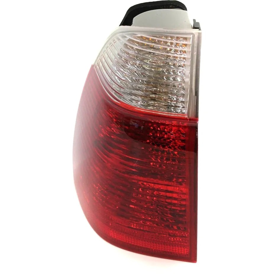 Office Outdoor Halogen Tail Light For 2004-2006 BMW X5 Left Outer w/ White Turn Indicator/Bulbs