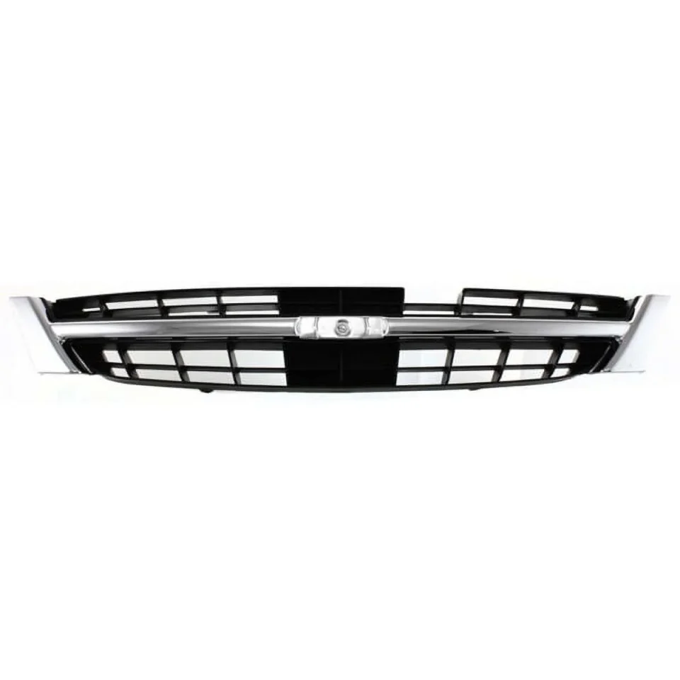 Dining For 97 98 99 Maxima GLE/GXE/SE Front Grill Grille Assembly Chrome w/Black Insert