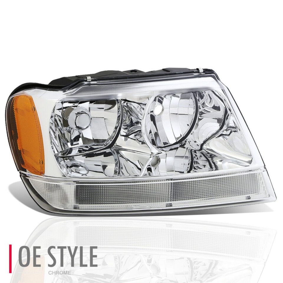 BPA-Free 99-04 Jeep Grand Cherokee WJ OE Style Front Headlight Lamp Right CH2503120