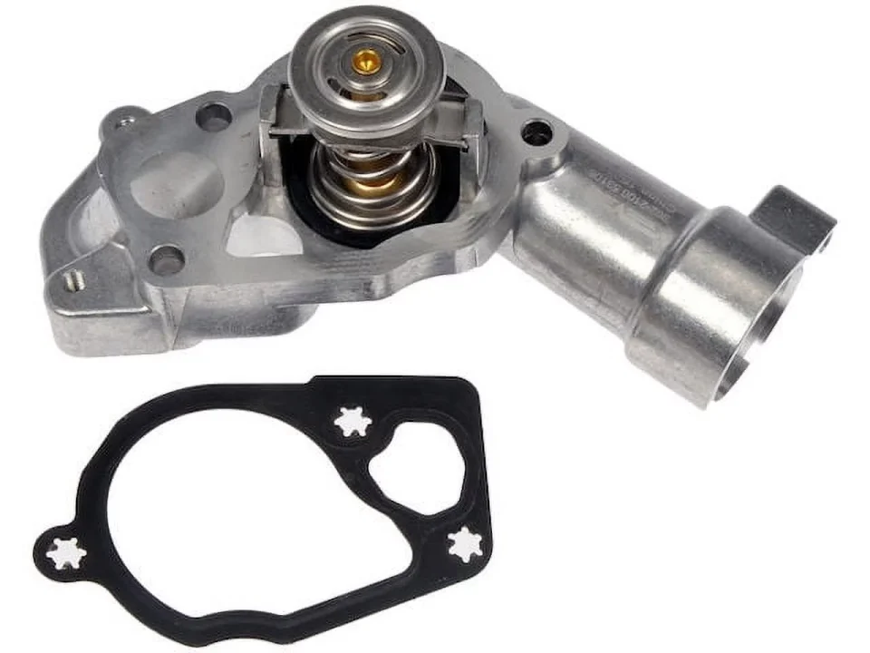 Bamboo Outdoor Engine Coolant Thermostat Housing Assembly - Compatible with 2005 - 2008 Buick LaCrosse 3.6L V6 2006 2007