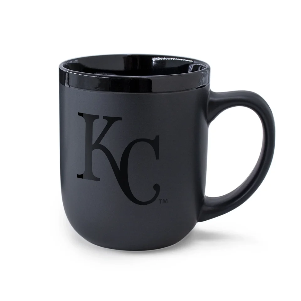 Cleaning MLB Kansas City Royals Team 17oz Black Ceramic Mug