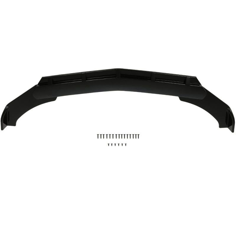 Baking Durable Front Bumper Lip – 3PCS PP Glossy Black
