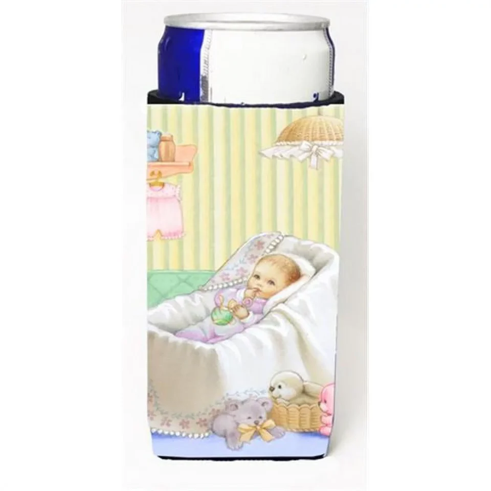 Popular Carolines Treasures New Baby in Crib Michelob Ultra Can Cooler