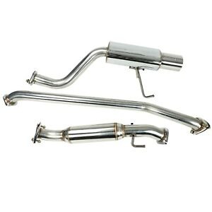 Portable Fits 02-06 Acura Rsx Dc5 Type-S K20A2 4″ Oval Muffler Tip Racing Catback Exhaust