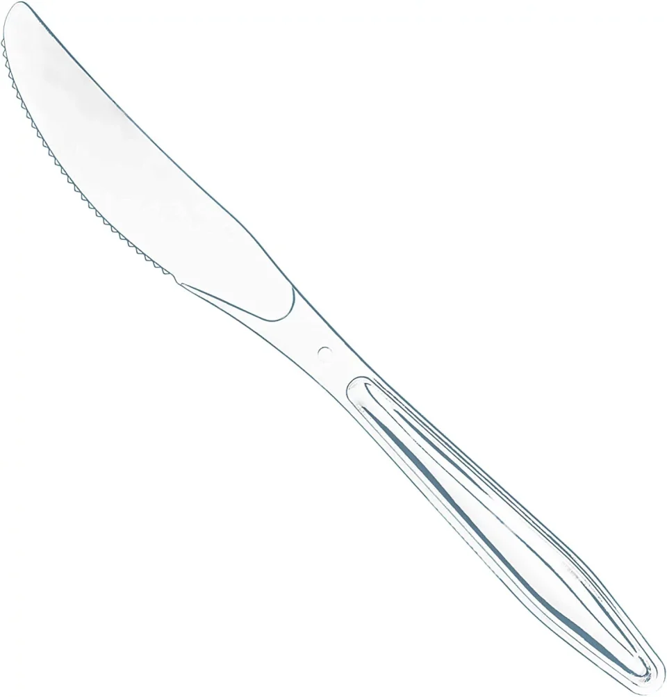 Lightweight Home 100 Clear Plastic Forks | Heavy Duty Plastic Silverware | Fancy Plastic Cutlery | Elegant Disposable Forks Pack | Bulk Disposable Flatware | Plastic Utensils Set | Disposable Silverware Cutlery