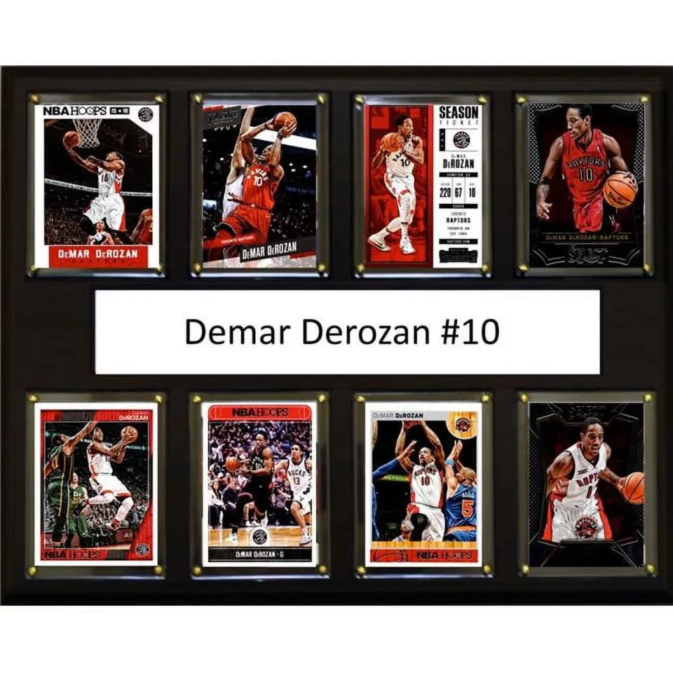Home C&I Collectables 1215DEROZAN8C NBA 12 x 15 in. Demar Derozan Toronto Raptors 8-Card Plaque