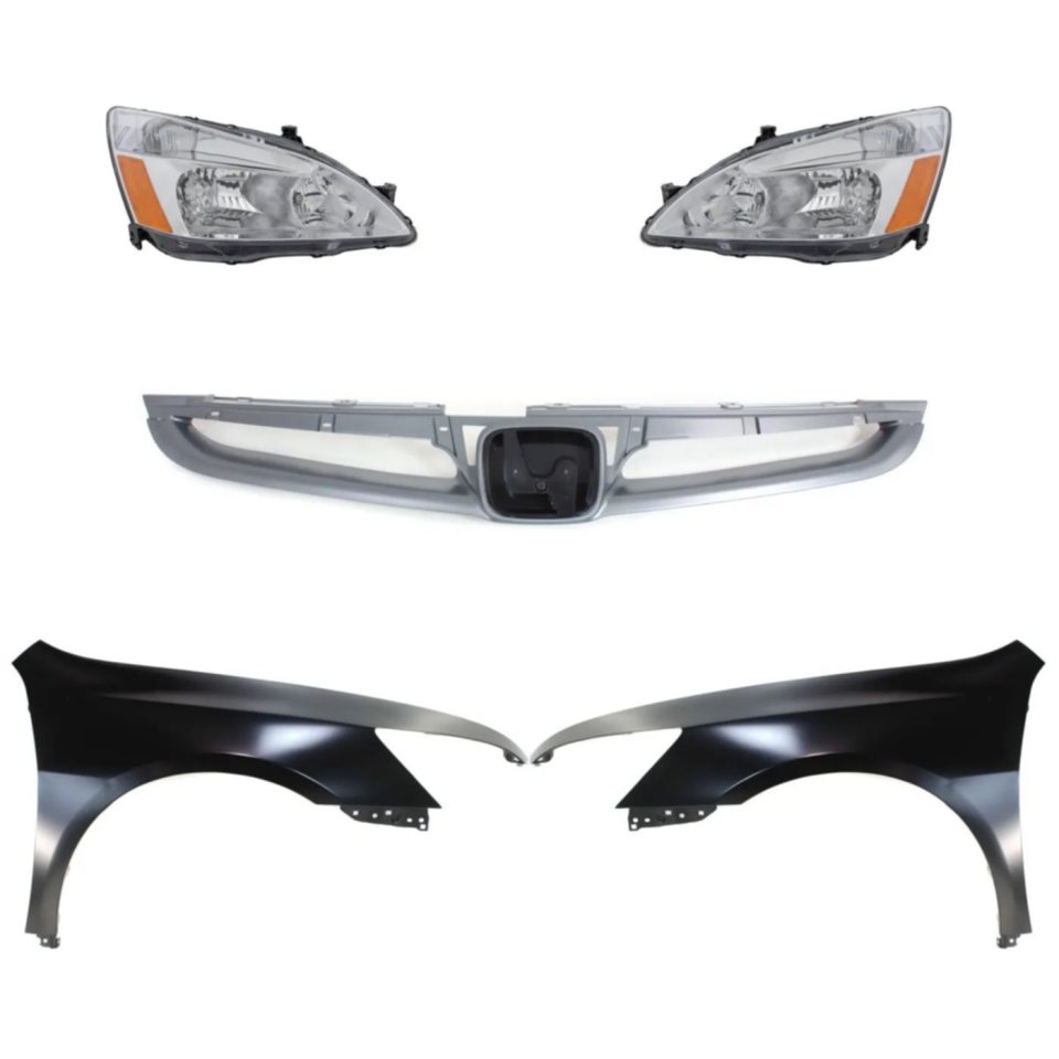Non-Toxic Home Headlight Driving Head light Headlamp Driver & Passenger Side Sedan Left Right
