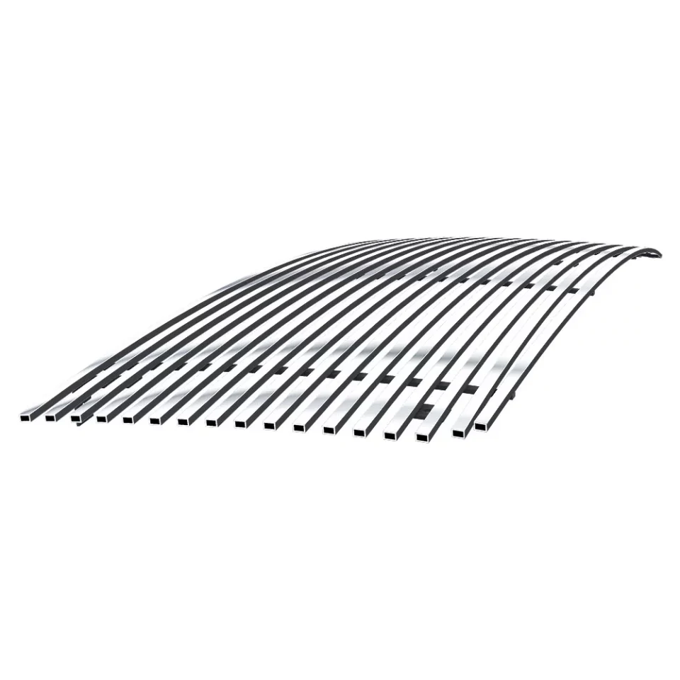 Food-Grade Multi-Purpose APS Compatible with GMC Sierra 1500 2007-2013 Main Upper Stainless Steel Chrome 8x6 Billet Grille Insert G85264S