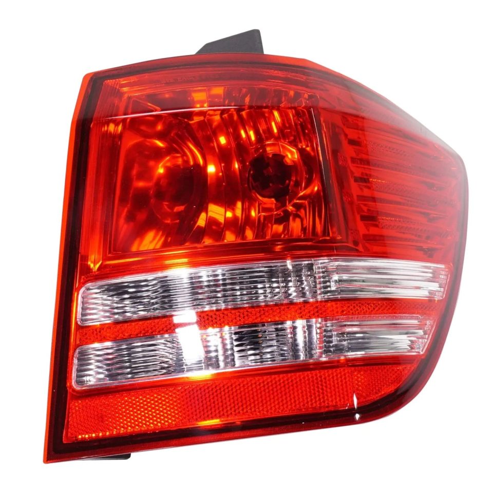 Prime Polished Tail Light For 09-16 Dodge Journey Passenger Side Outer Body Mounted