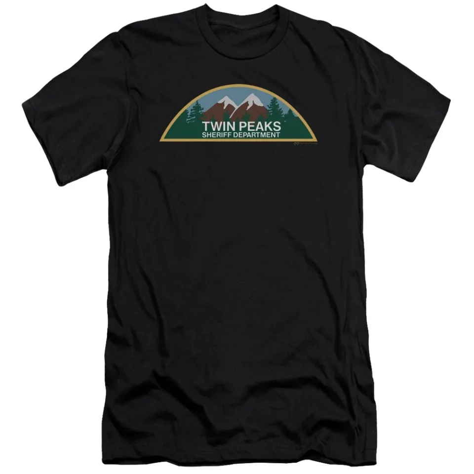 Supreme Twin Peaks - Sheriff Department - Premium Slim Fit Short Sleeve Shirt - X-Large