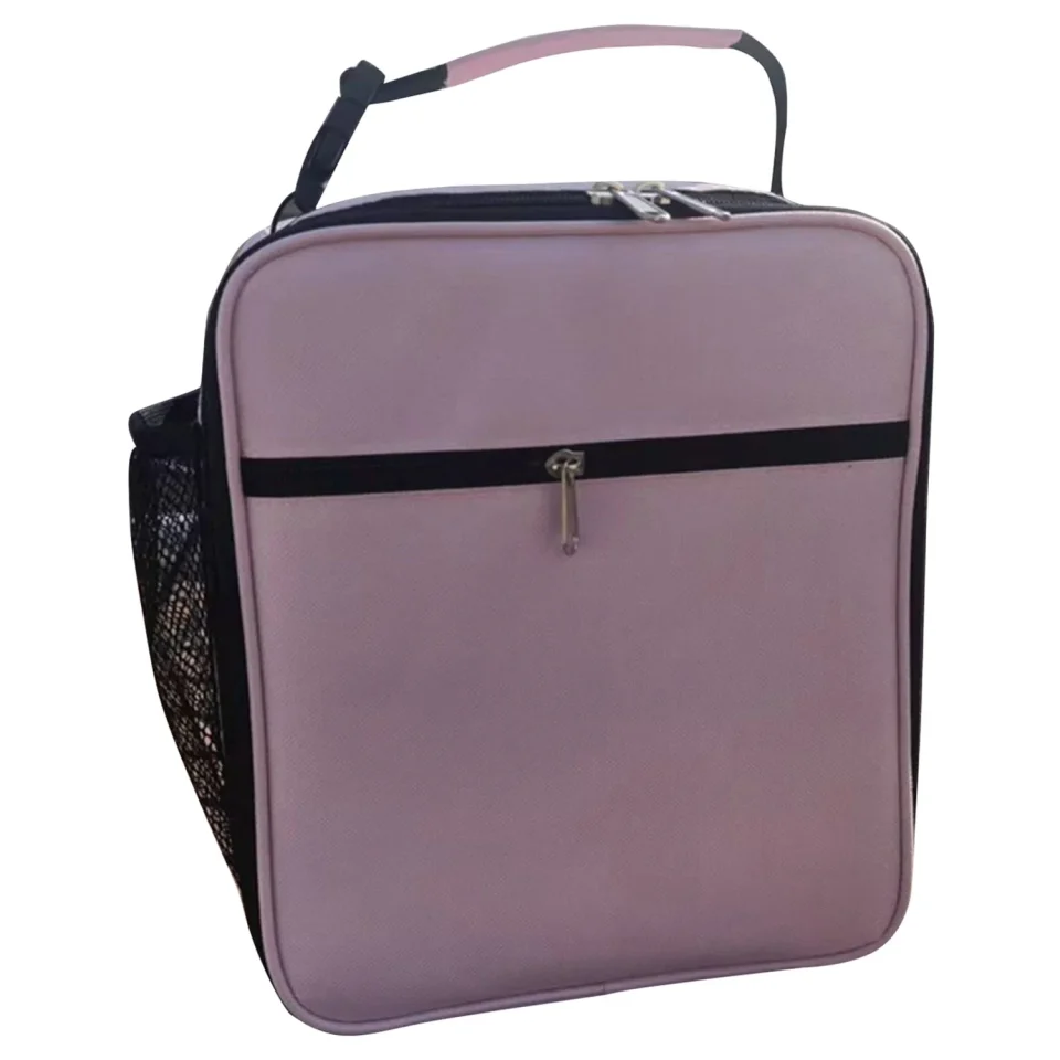 Bamboo Durable Premium Insulated Lunch Box | Soft Leakproof Lunch Bag for Teenage| Thermal Reusable Work Lunch Pail Cooler for Adult Men, Women, Office Fits 6 Cans