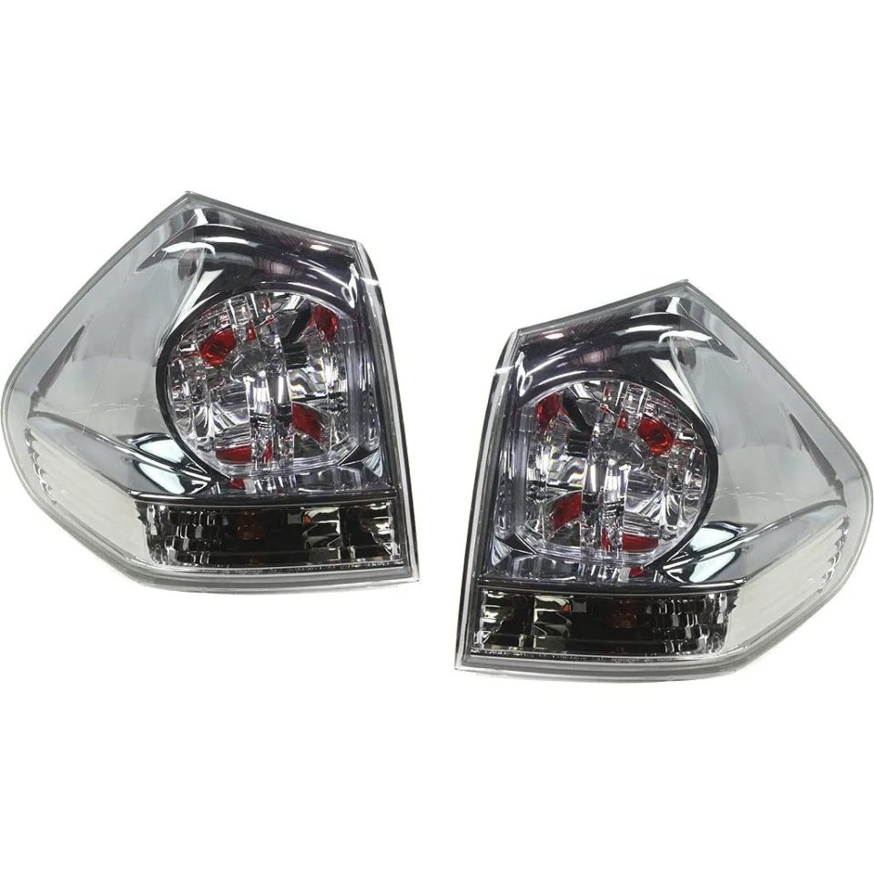 Long-Lasting Taillamp Taillight Left & Right Pair Set for 04-09 Lexus RX