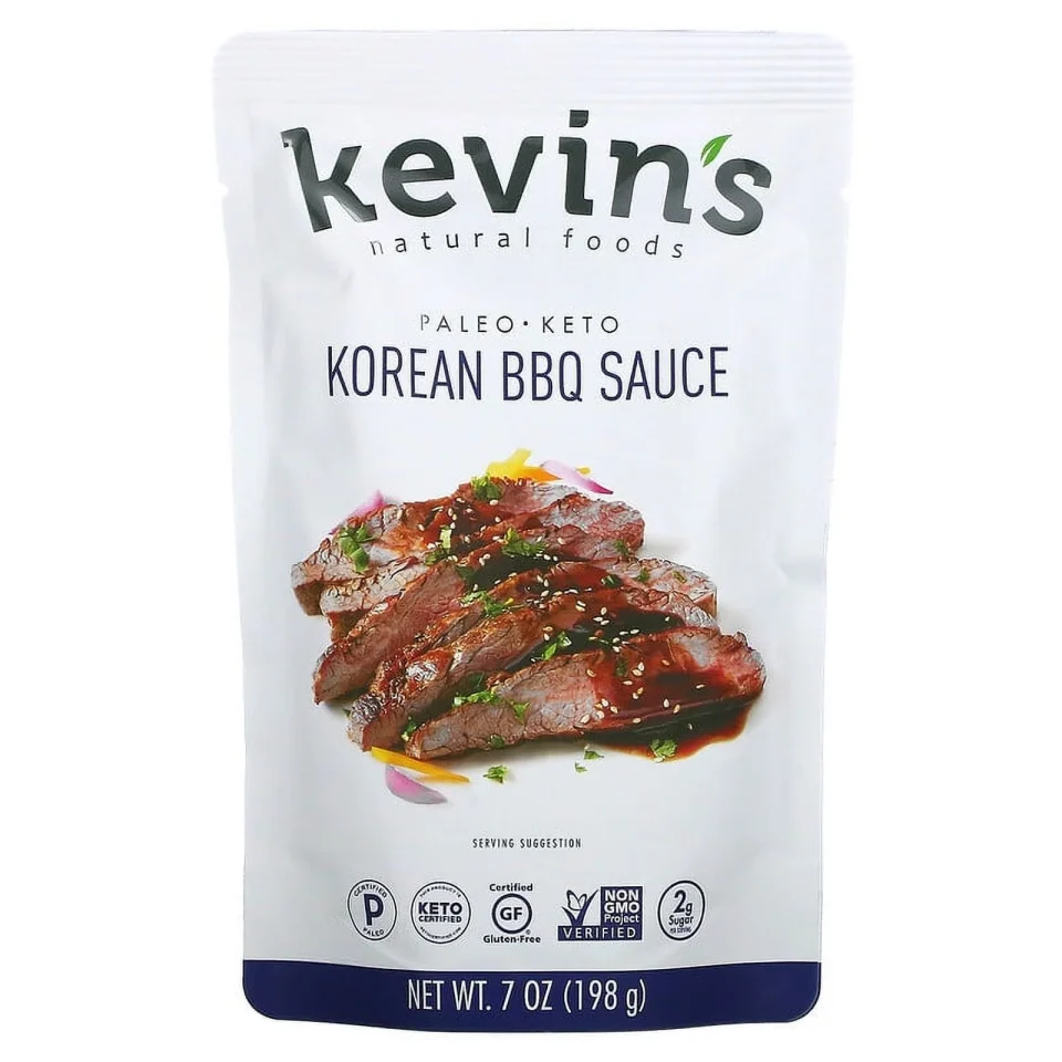 Baking Kevin's Natural Foods, Korean BBQ Sauce, Mild, 7 oz Pack of 3