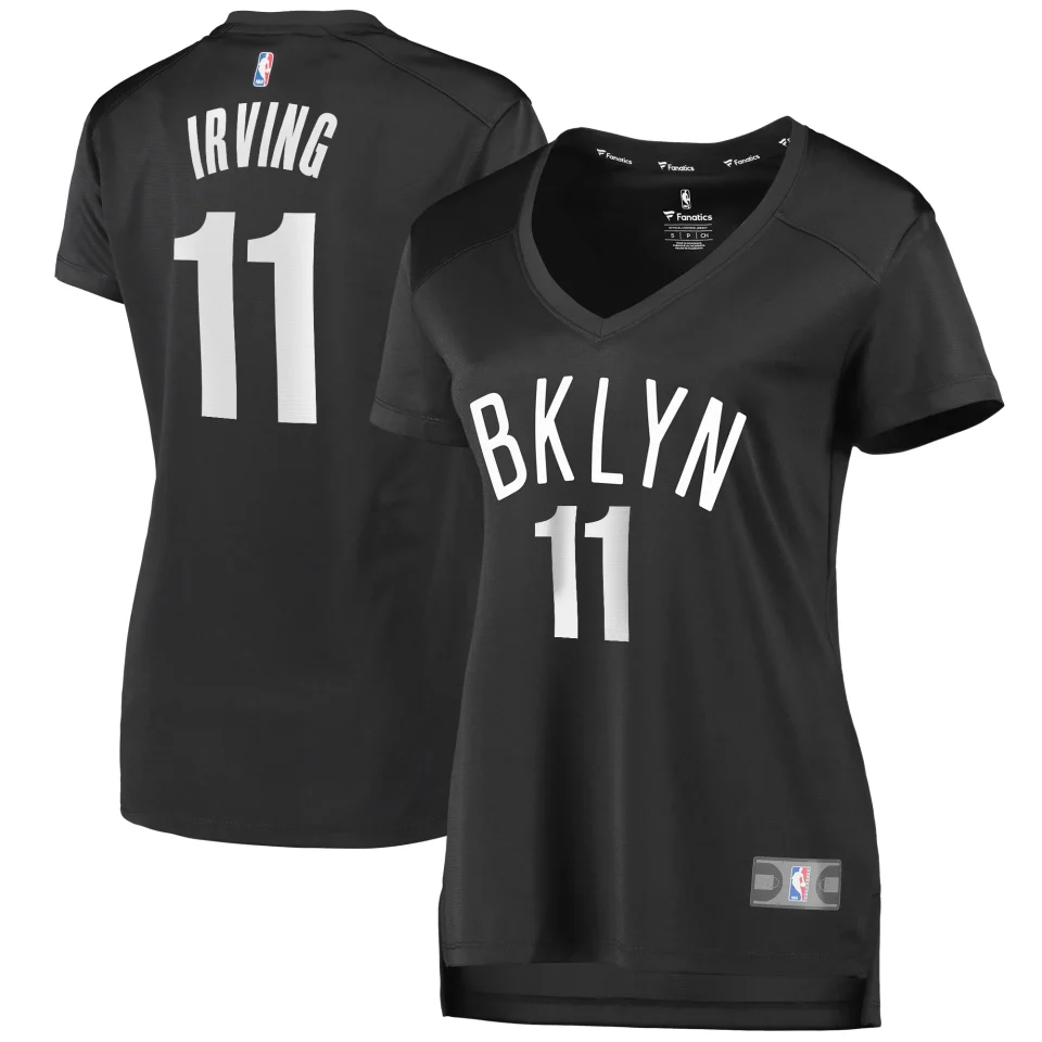 Cooking Women's Fanatics Branded Kyrie Irving Black Brooklyn Nets Fast Break Player Jersey - Statement Edition